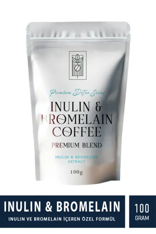 Premium Detox Series İnülin ve Bromelain Kahve