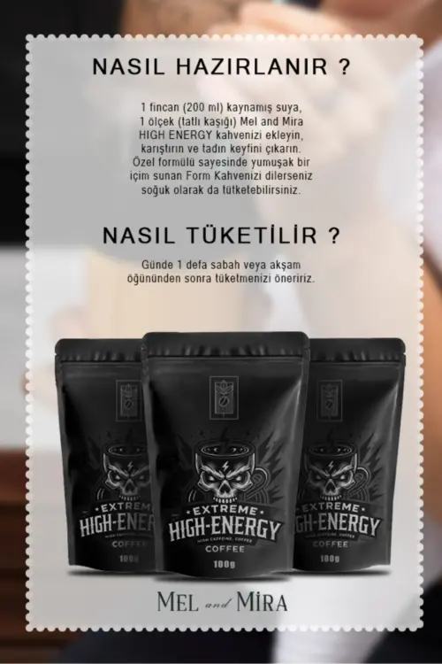 Premium Detox Series Extreme High Energy Kahve