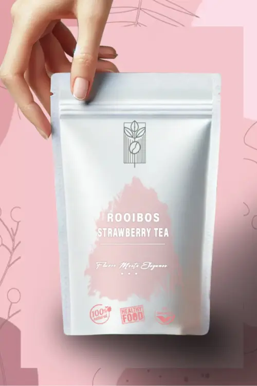 Premium Çilekli Rooibos Çayı