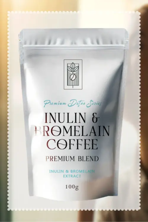 Premium Detox Series İnülin ve Bromelain Kahve