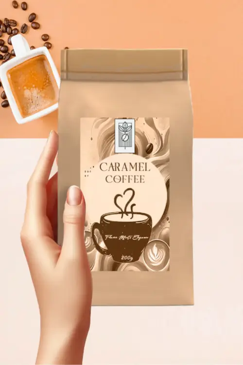Karamel Aromalı Çekirdek Kahve