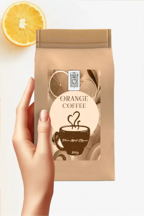 Portakal Aromalı Çekirdek Kahve