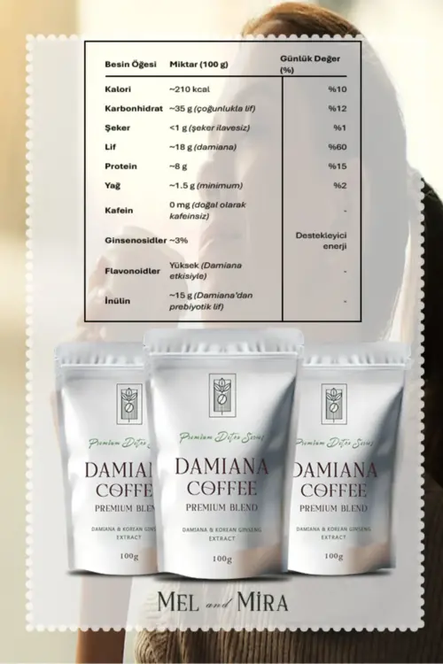 Damiana & Ginsengli Enerji Kahvesi