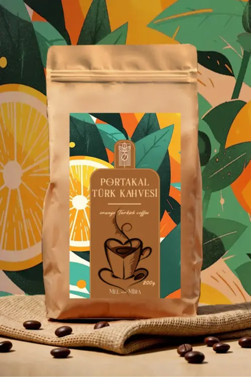 Portakal Aromalı Türk Kahvesi