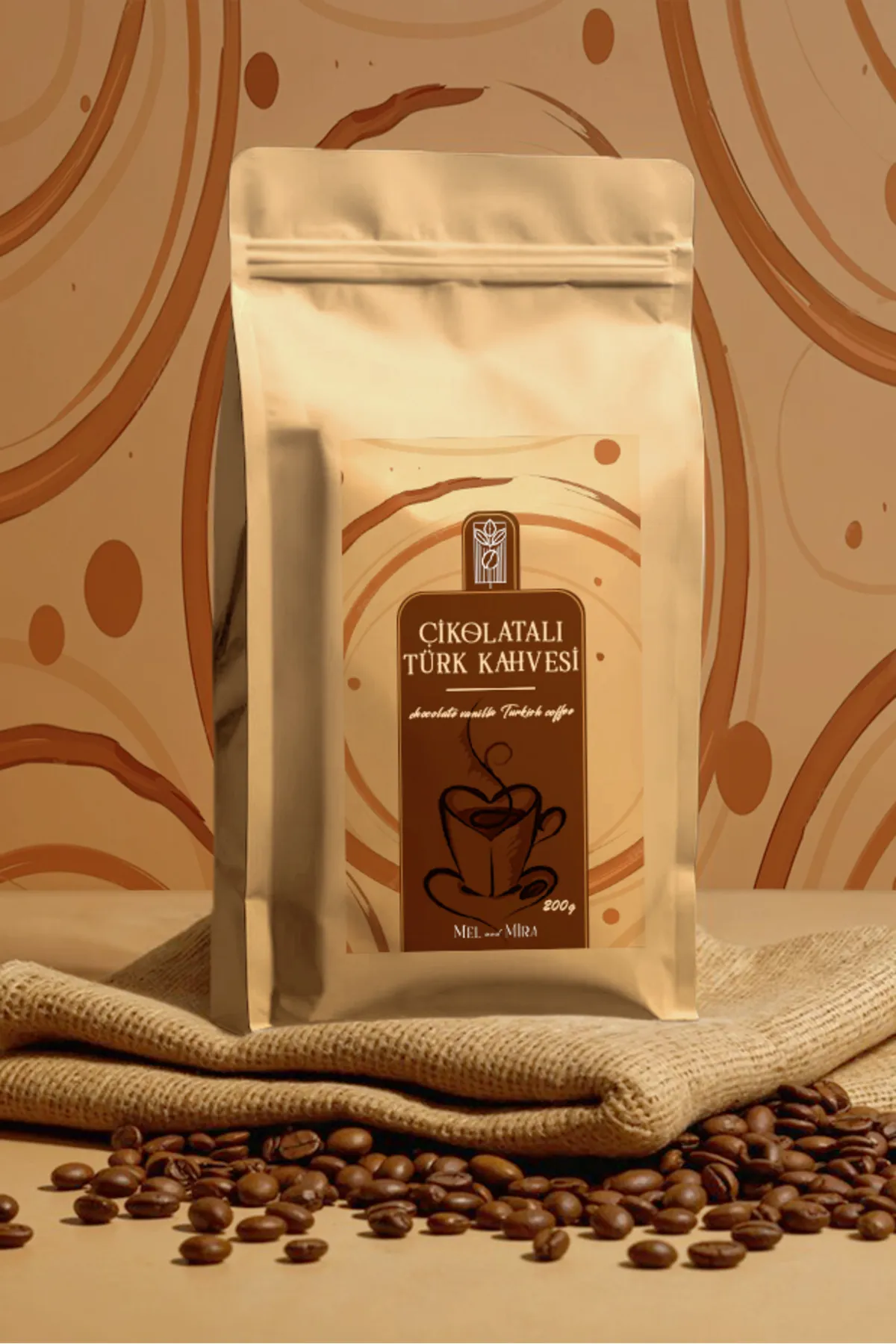 Çikolata Aromalı Türk Kahvesi