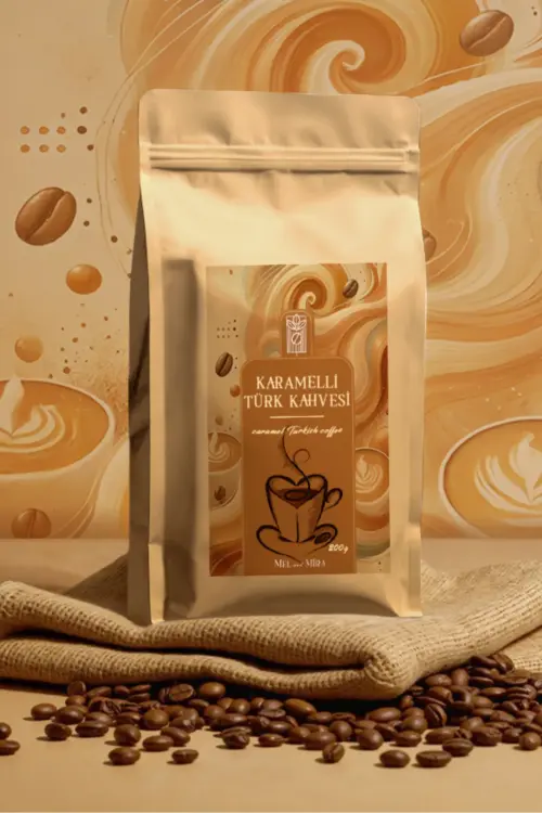 Karamel Aromalı Türk Kahvesi