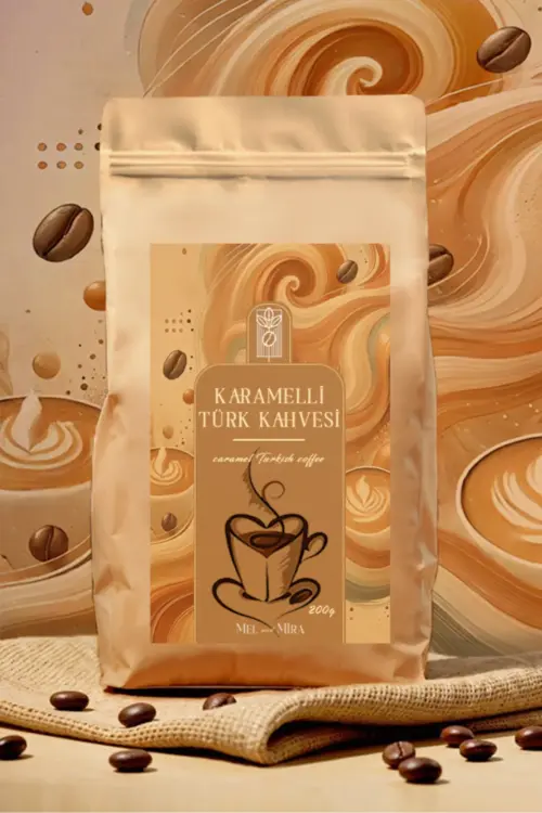 Karamel Aromalı Türk Kahvesi