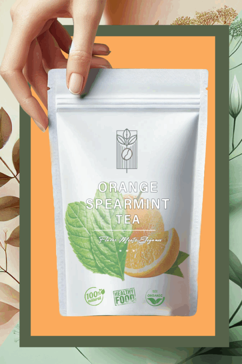 Portakallı Kıvırcık Nane Spearmint Tea Çayı Özel Harman