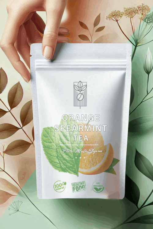 Portakallı Kıvırcık Nane Spearmint Tea Çayı Özel Harman