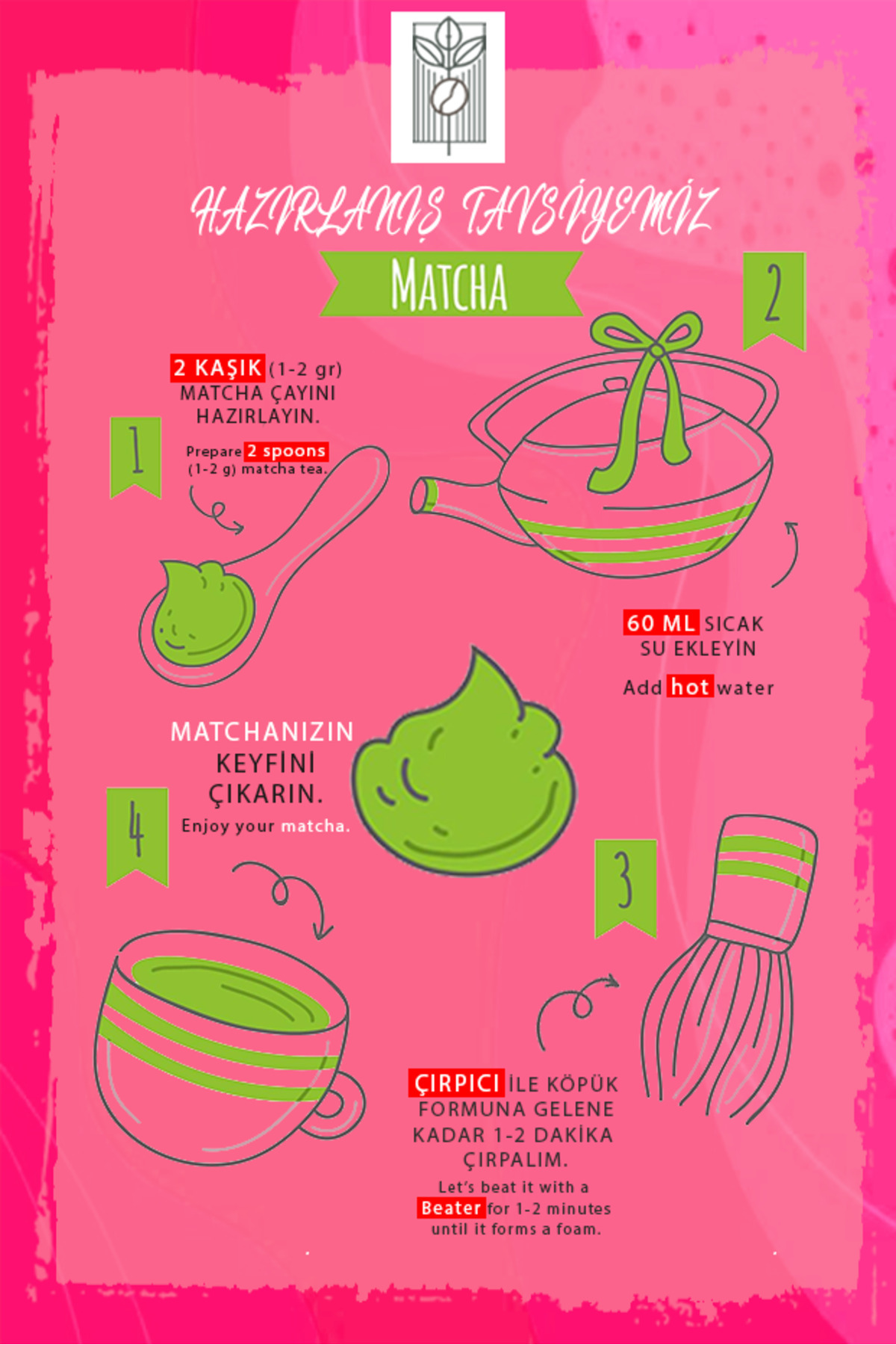 Gül Aromalı Matcha Tozu - Görsel 5