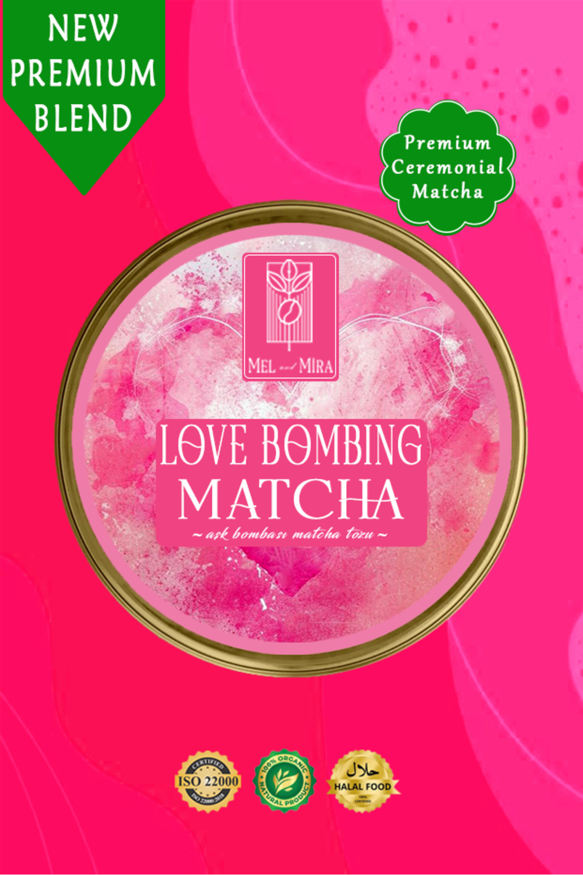 Love Bombing Damiana & Ginsengli Matcha Tozu