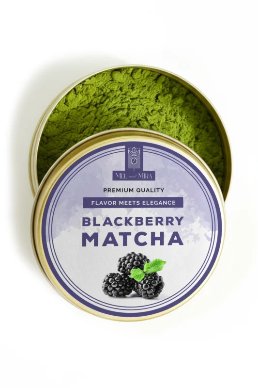 Böğürtlenli Matcha Tozu