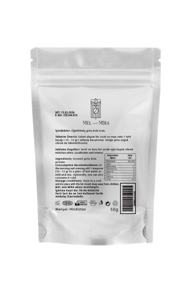 Organik Gotu Kola Tozu - Görsel 6