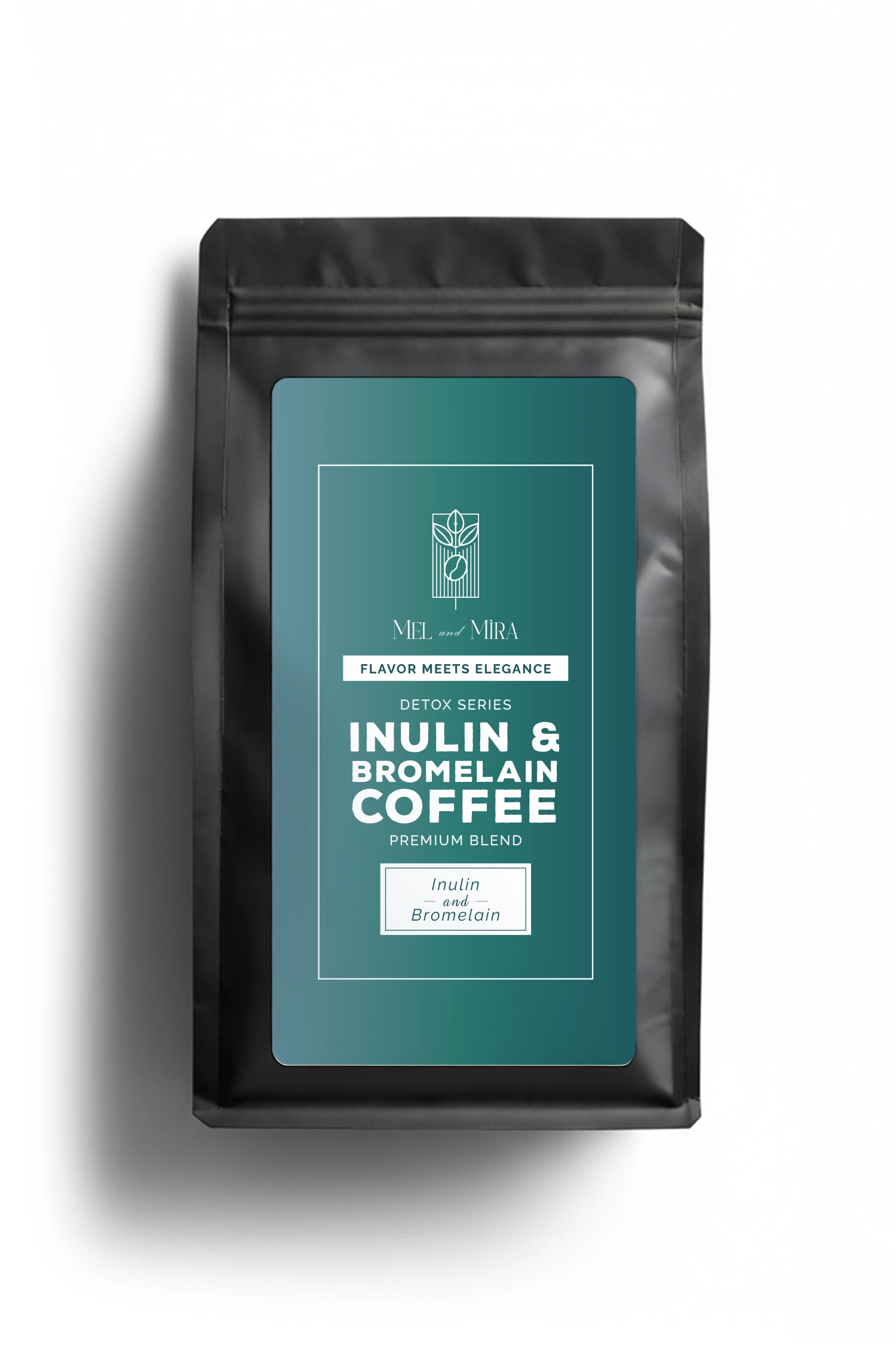 İNULİN Premium Detox Series İnülin ve Bromelain Kahve - Görsel 1