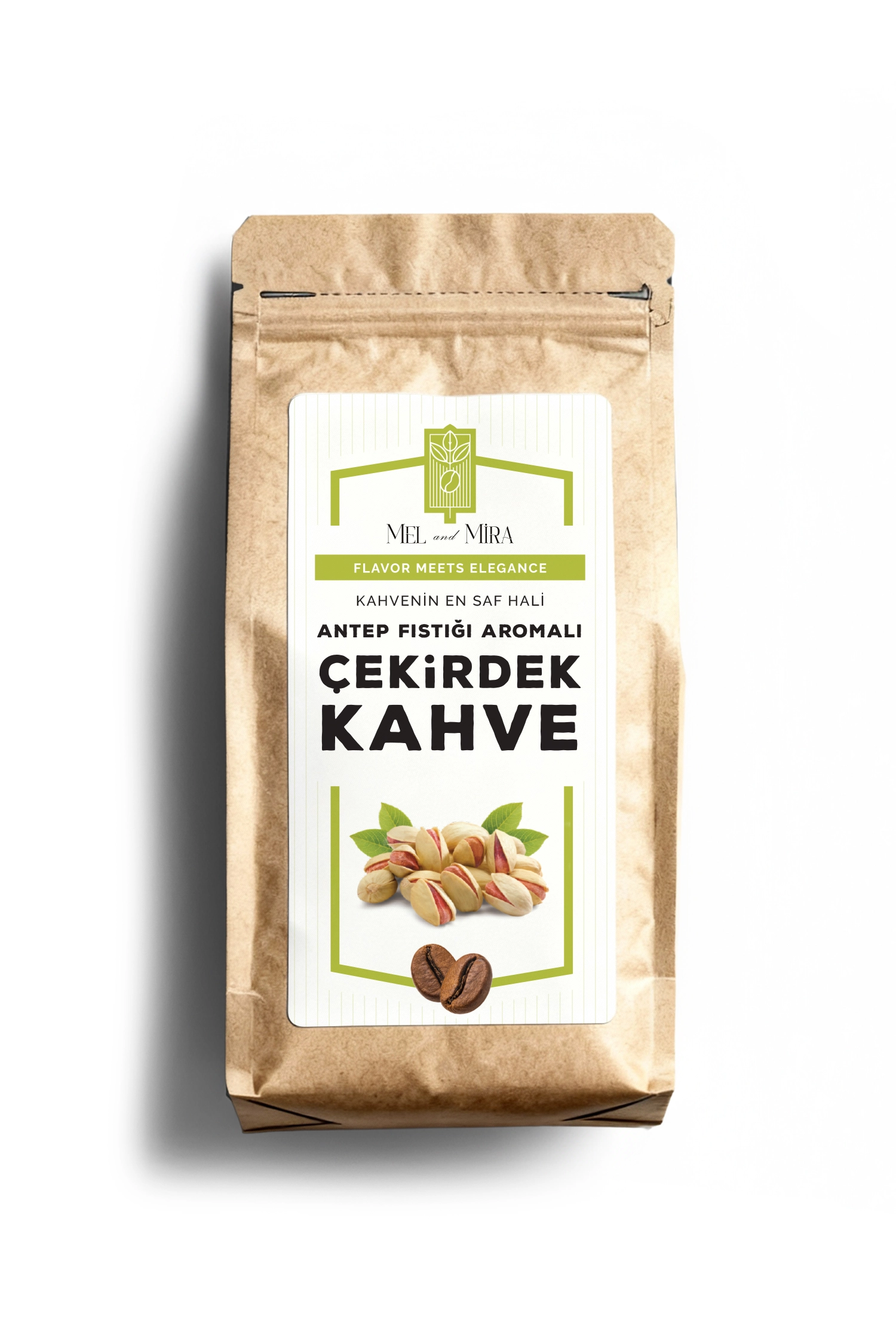 antep Craft Paket Antep Fıstığı Aromalı Çekirdek Kahve - Görsel 1