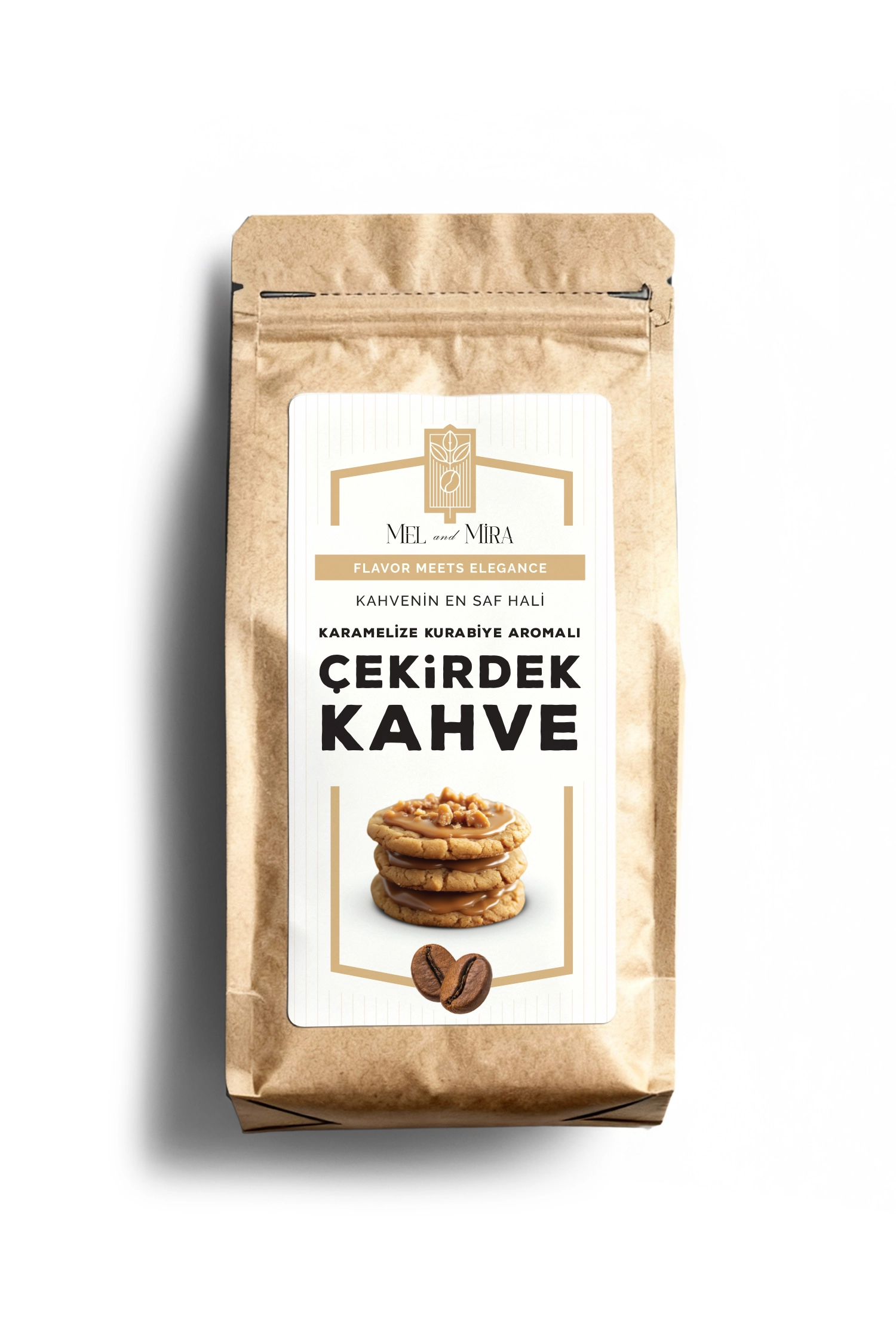 caramlize Craft Paket Karamelize Kurabiye Aromalı Çekirdek Kahve - Görsel 1