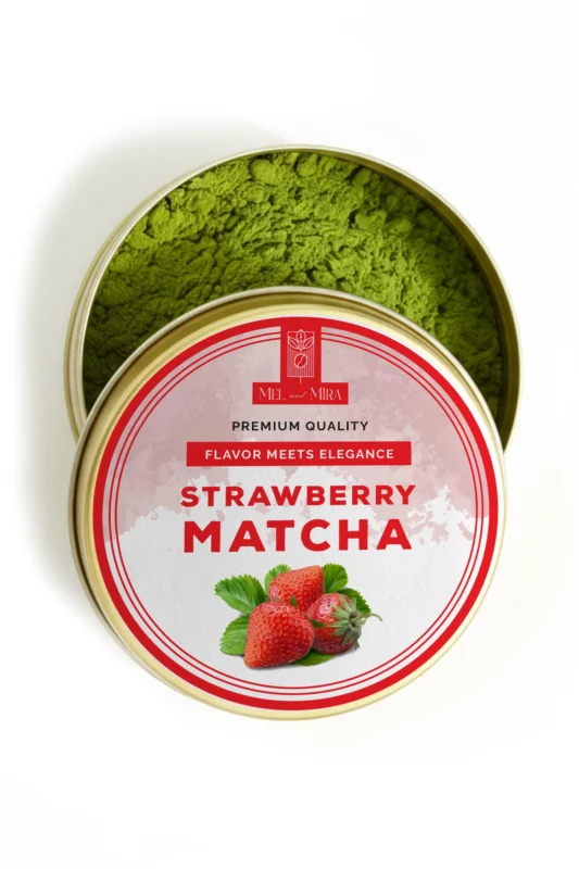 Çilekli Matcha Tozu