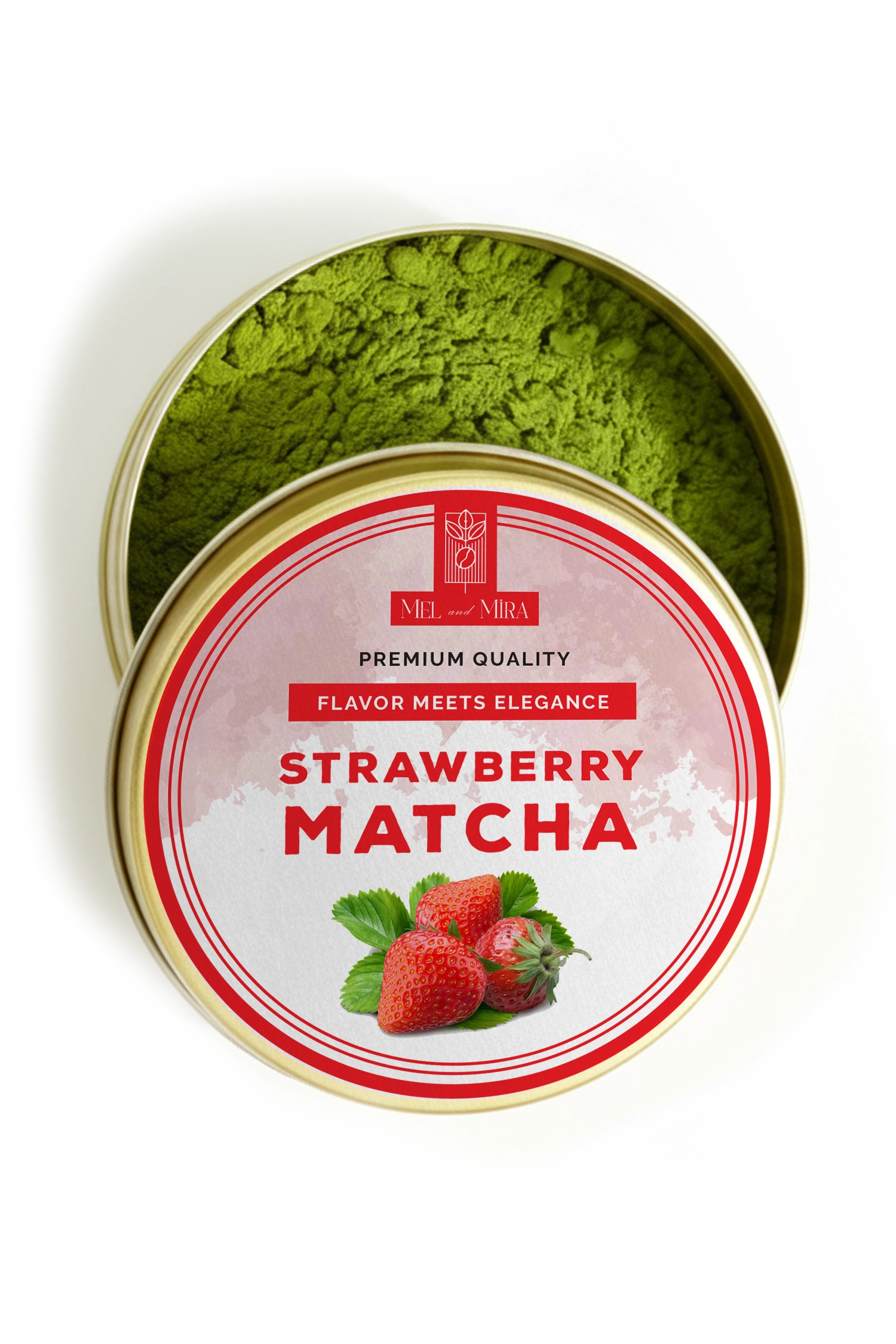 çilek Aromalı Matcha Çilek Aromalı Matcha Tozu - Görsel 1