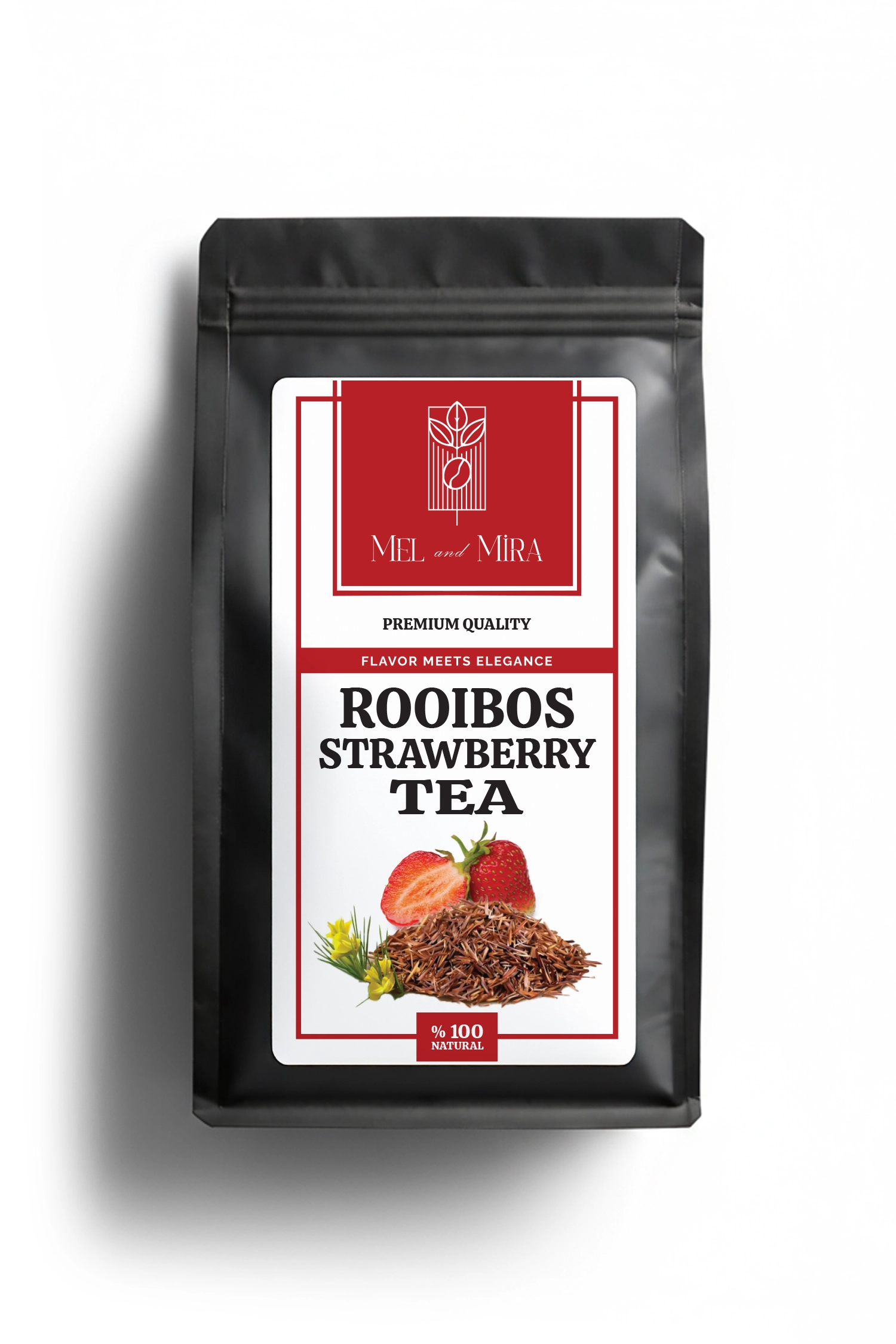 çilekli rooibos Premium Çilekli Rooibos Çayı - Görsel 1
