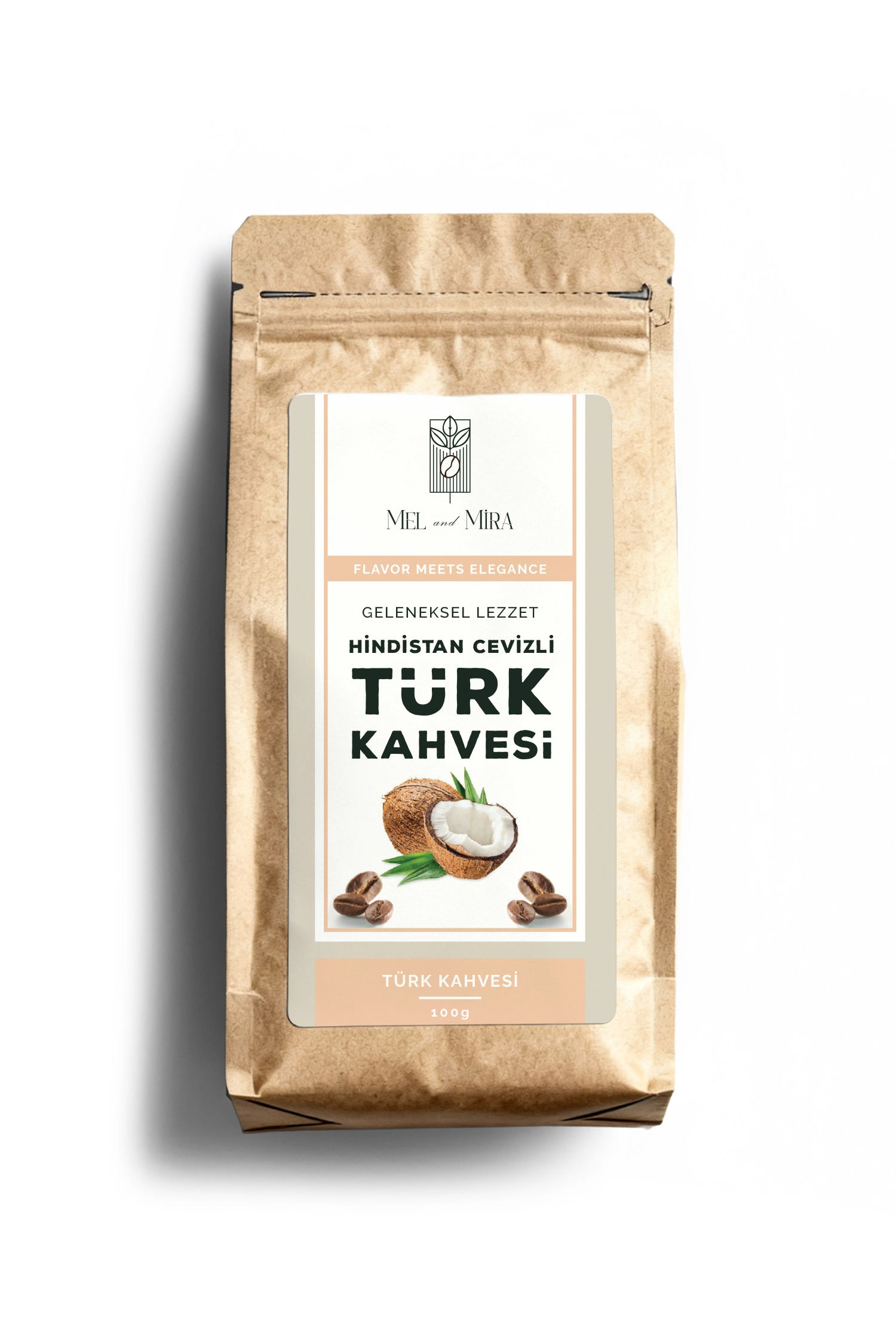 hindistan Craft Paket Hindistan Cevizli Türk Kahvesi - Görsel 1