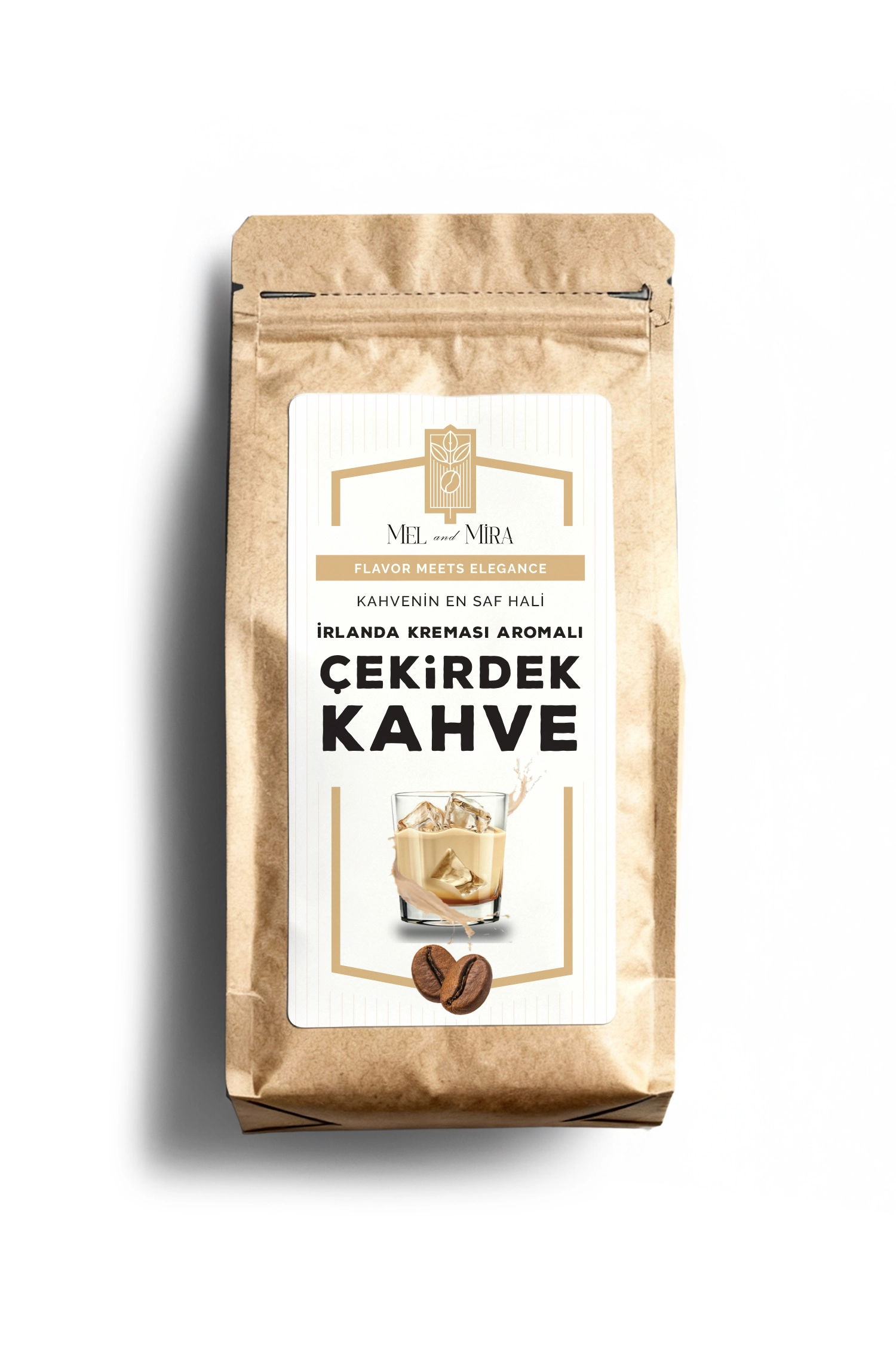 irish Craft Paket 2 İrlanda Kreması Aromalı Çekirdek Kahve - Görsel 1