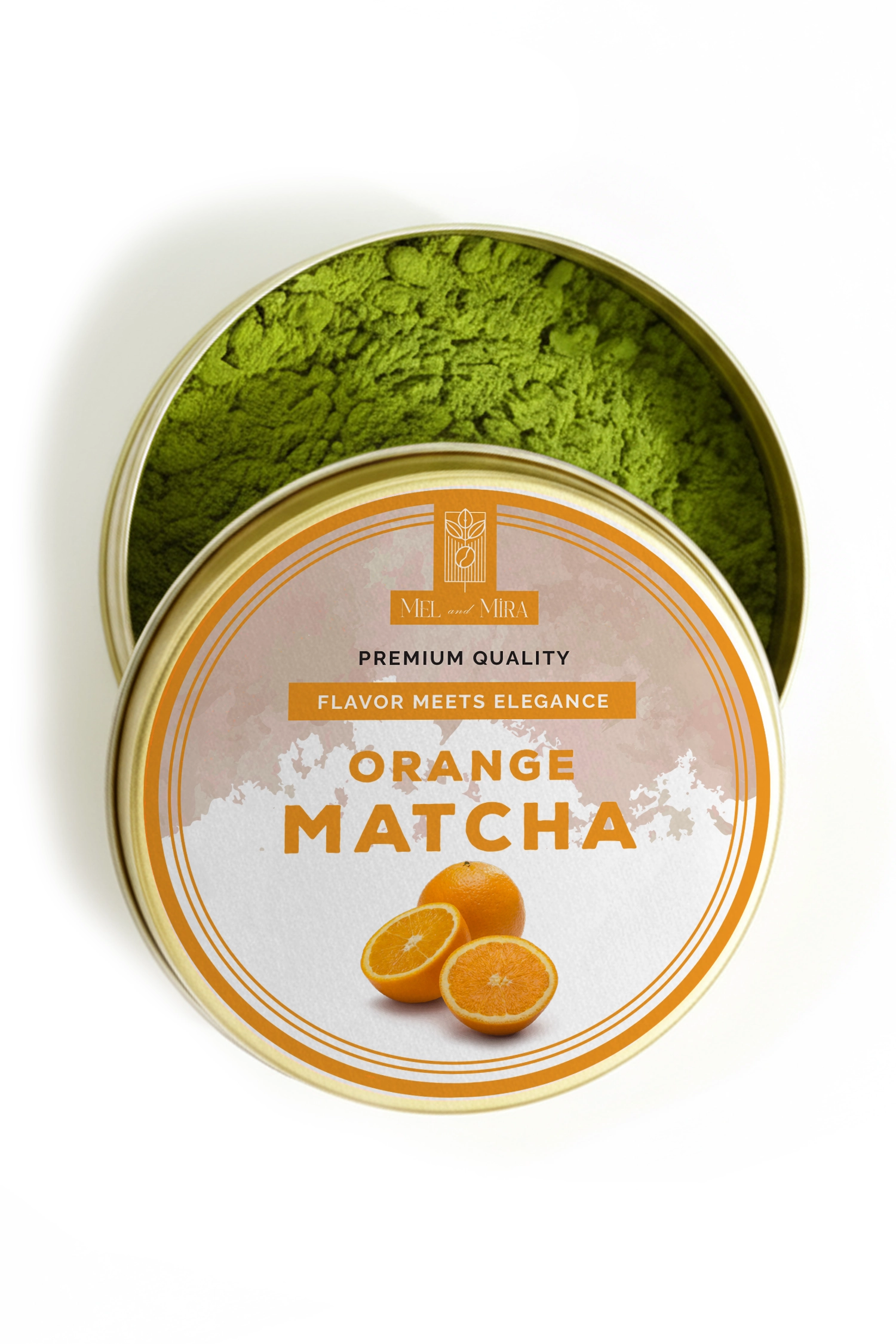 orange Aromalı Matcha copy Portakal Aromalı Matcha Tozu - Görsel 1