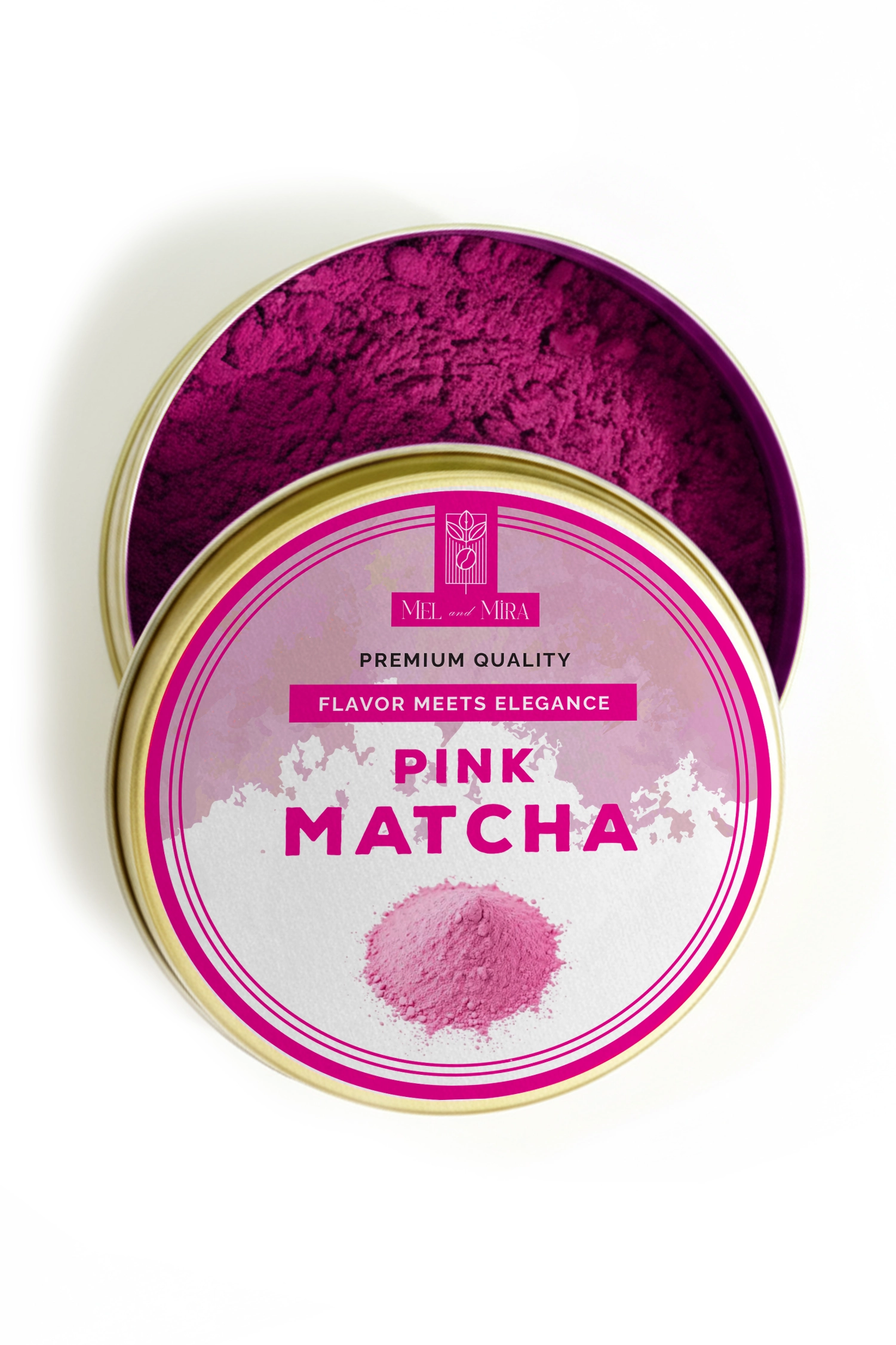 pink 2 Pembe Matcha Tozu Spirulina Superfood - Görsel 1