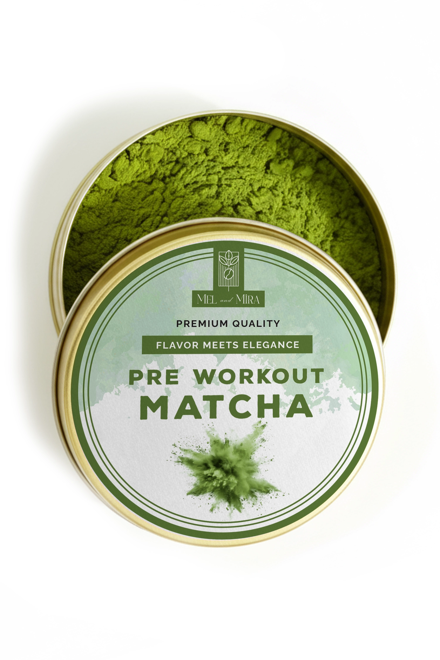 pre Aromalı Matcha Pre-Workout Matcha Powder - Görsel 1