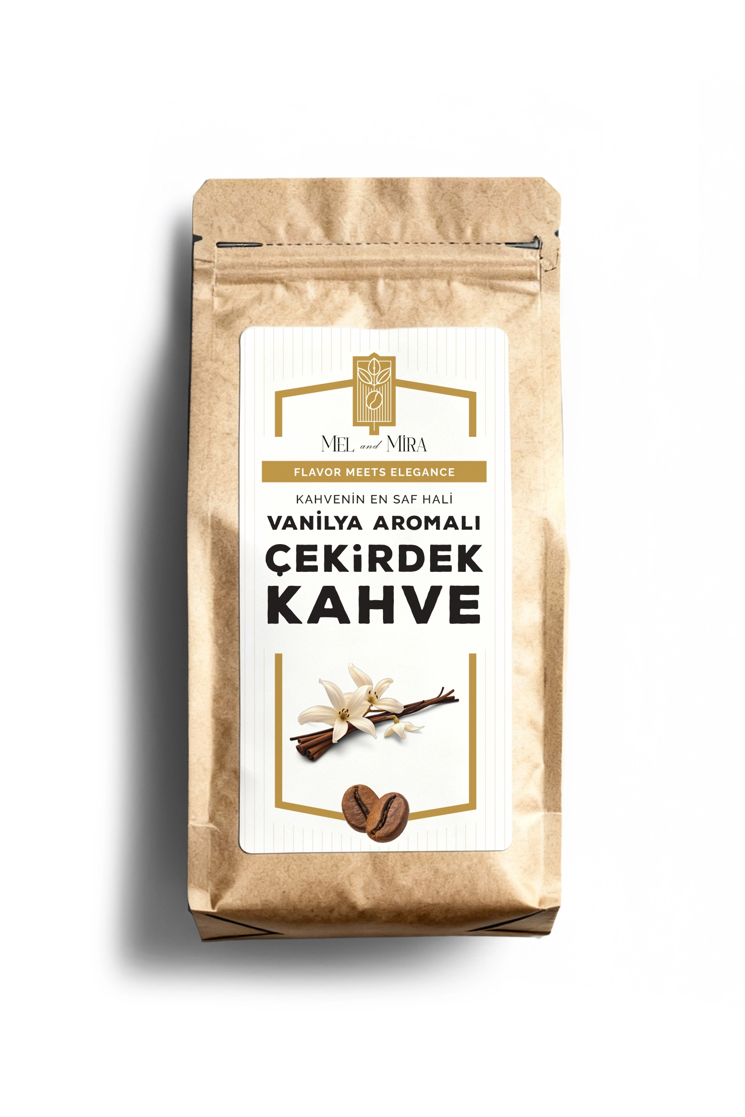vanilya Craft Paket Vanilya Aromalı Çekirdek Kahve - Görsel 1